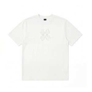 Butterfly Rhinestone T-Shirt White