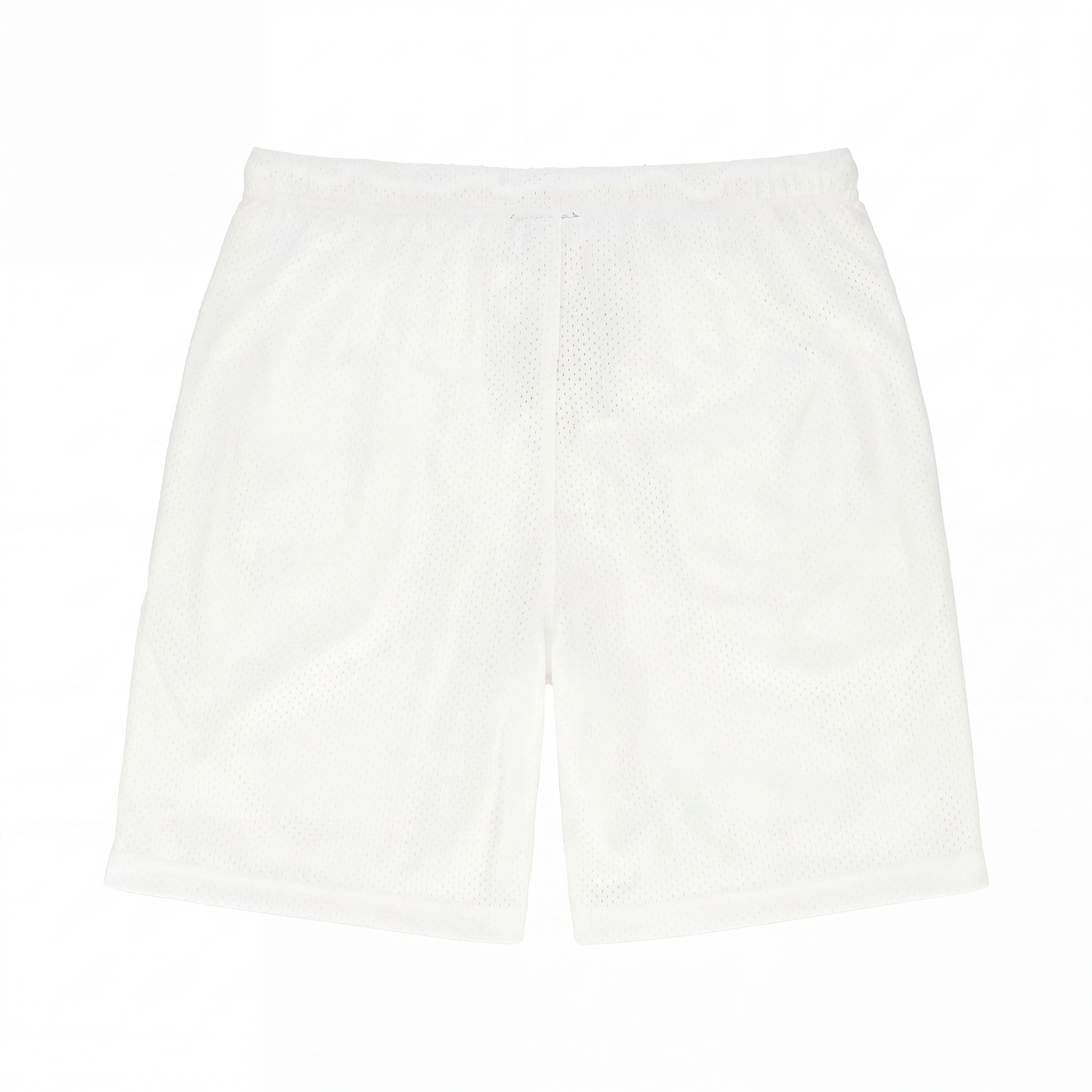 Chrome Mesh Shorts White