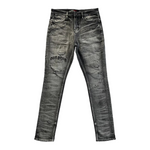 Brooklyn Distressed Embroidered Denim