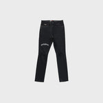 Brooklyn Embroidered Denim Black