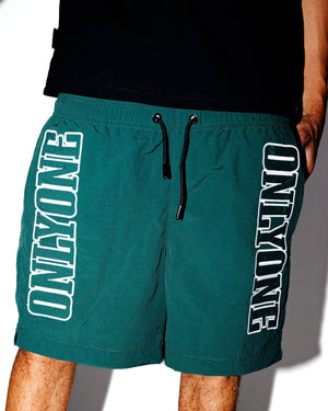 Nylon Shorts Green