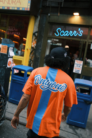 Velocity Stripe T-Shirt Orange Burst