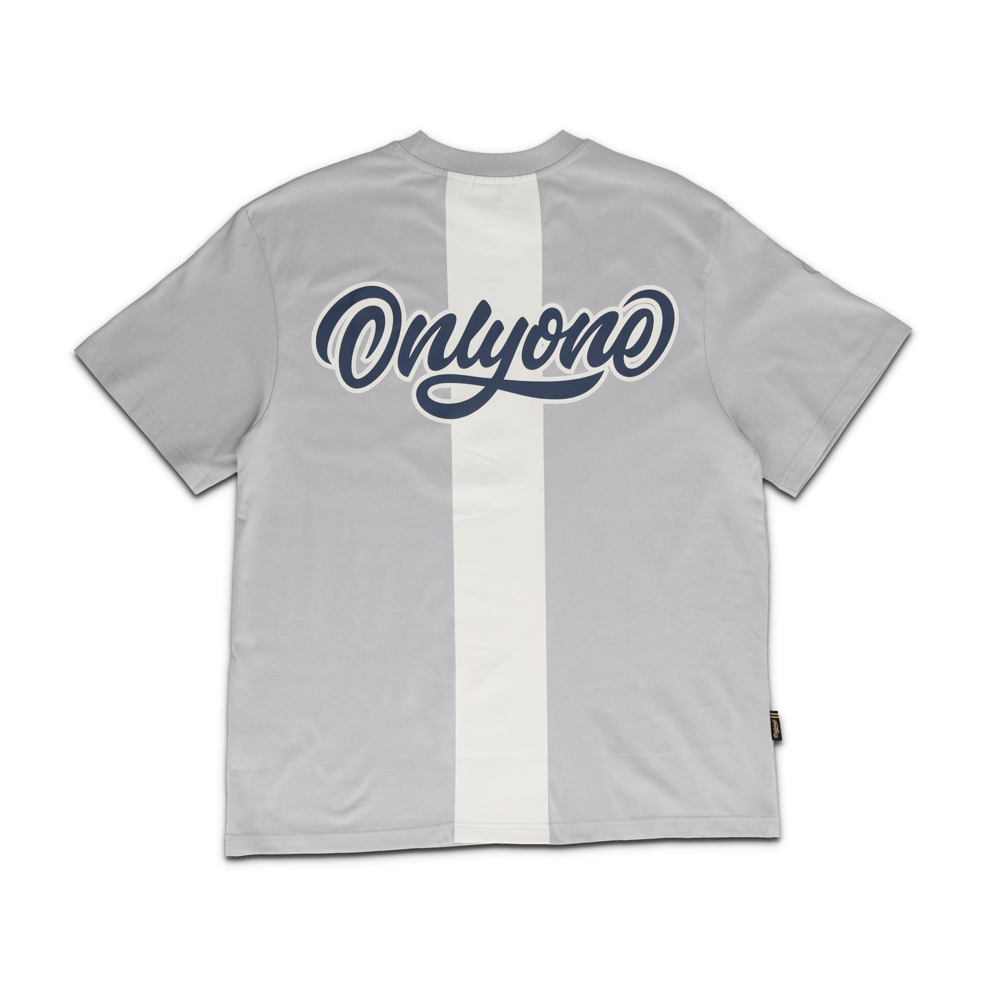 Only One Velocity Stripe Grey Cement Tee