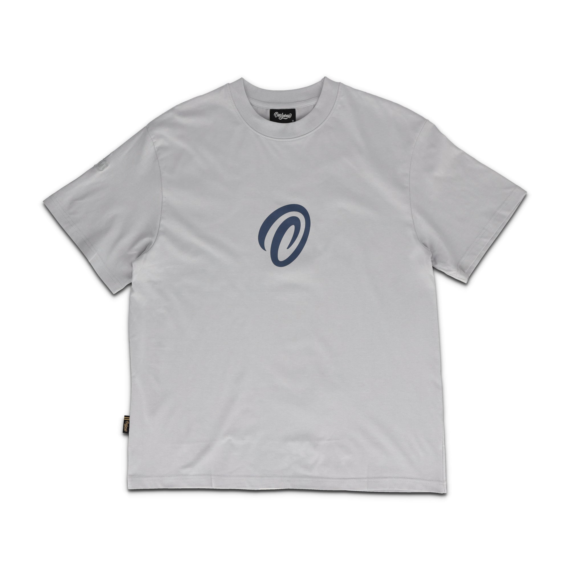 Only One Velocity Stripe Grey Cement Tee