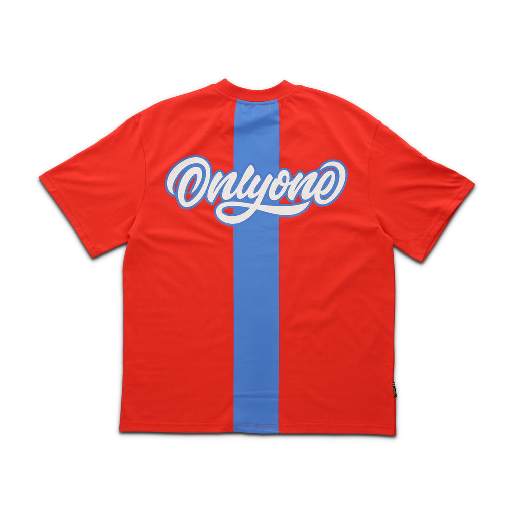 Velocity Stripe T-Shirt Red Heat