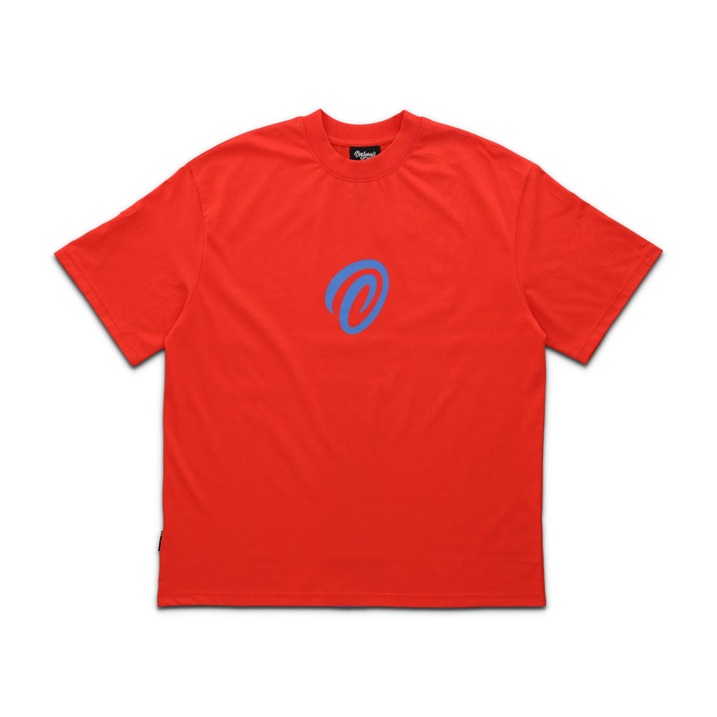 Velocity Stripe T-Shirt Red Heat