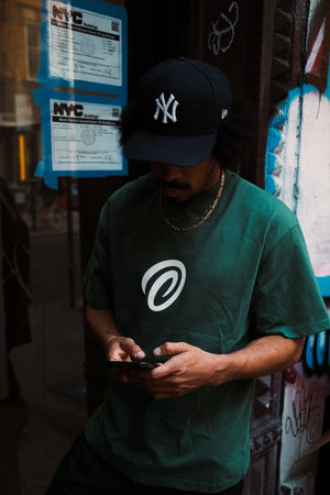 Velocity Stripe T-Shirt Green Turf
