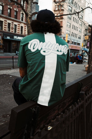 Velocity Stripe T-Shirt Green Turf