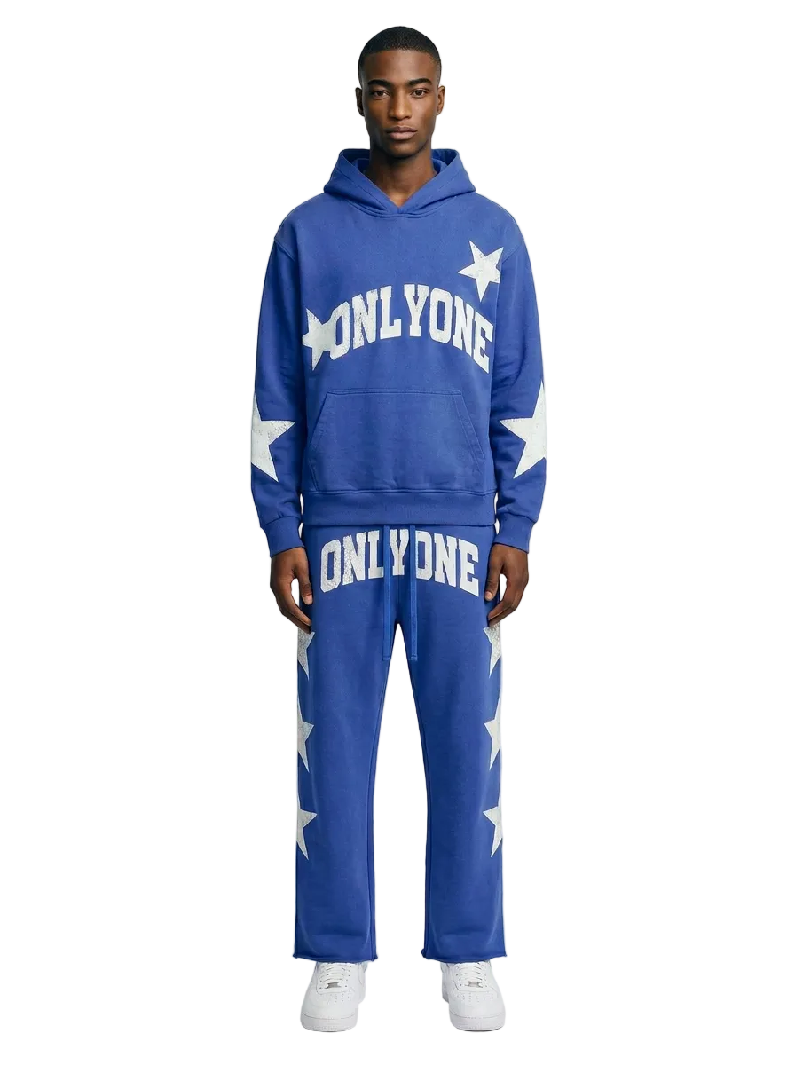Star Sport Pullover Hoodie Blue