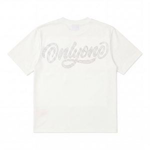 Butterfly Rhinestone T-Shirt White