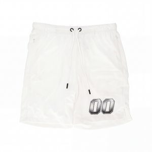 Chrome Mesh Shorts White