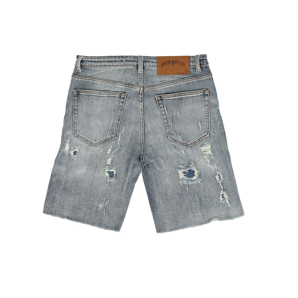 Collection of Brooklyn-Size UP Repair Blue Short in a gallery layout