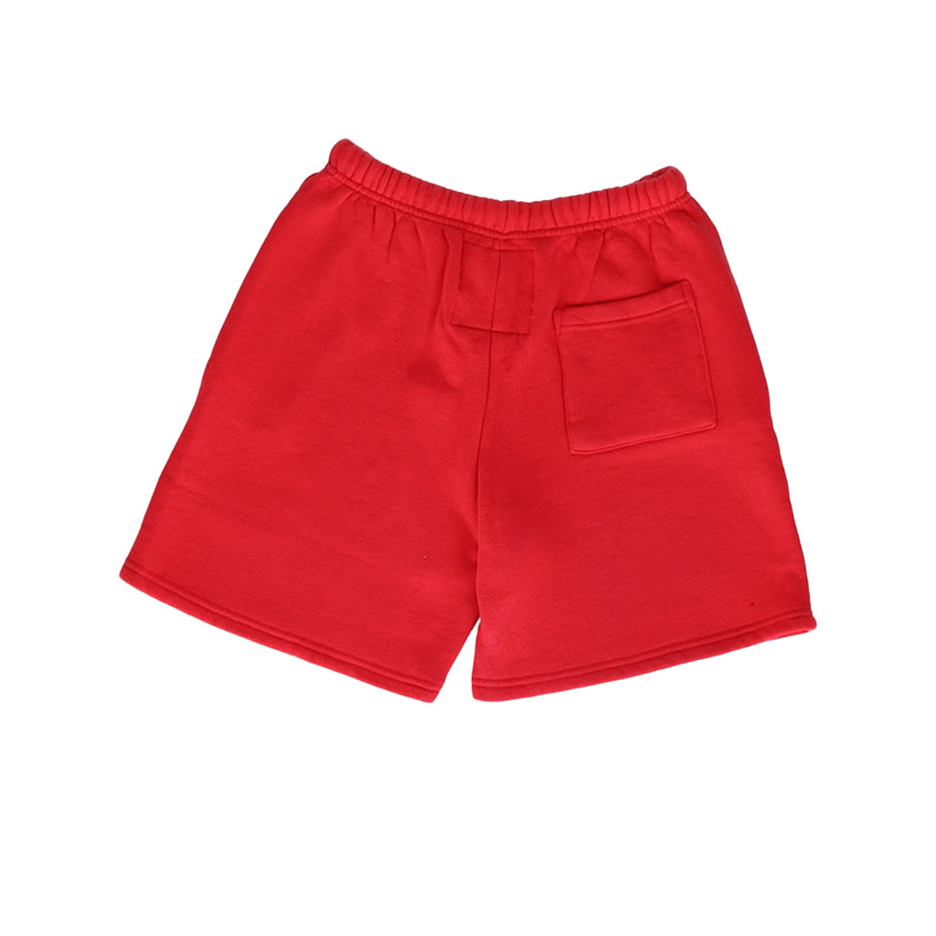 Collection of Distressed Printed Short in a gallery layout