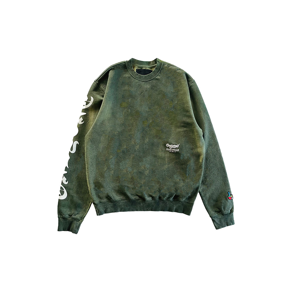 Collection of Cracked Puff Print Crewneck in a gallery layout