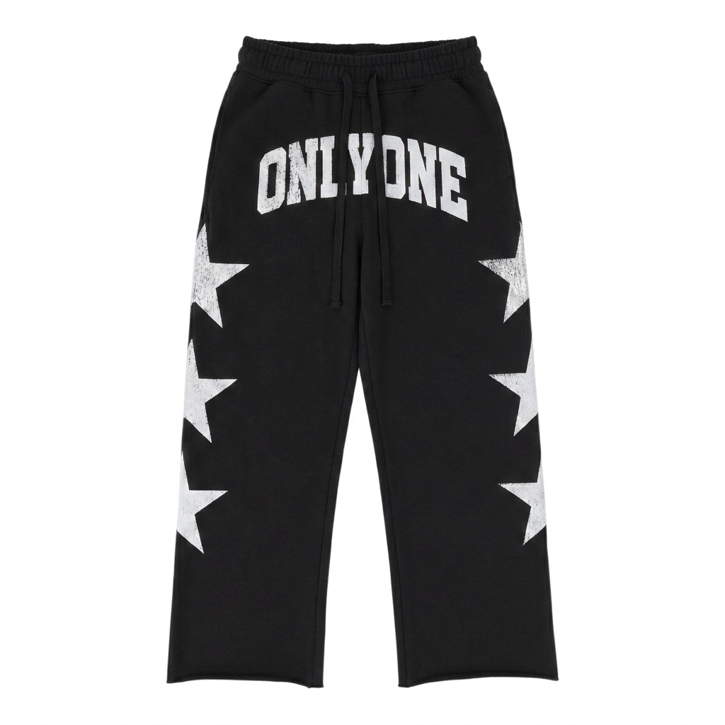 Only One Star Sport Sweatpants Black