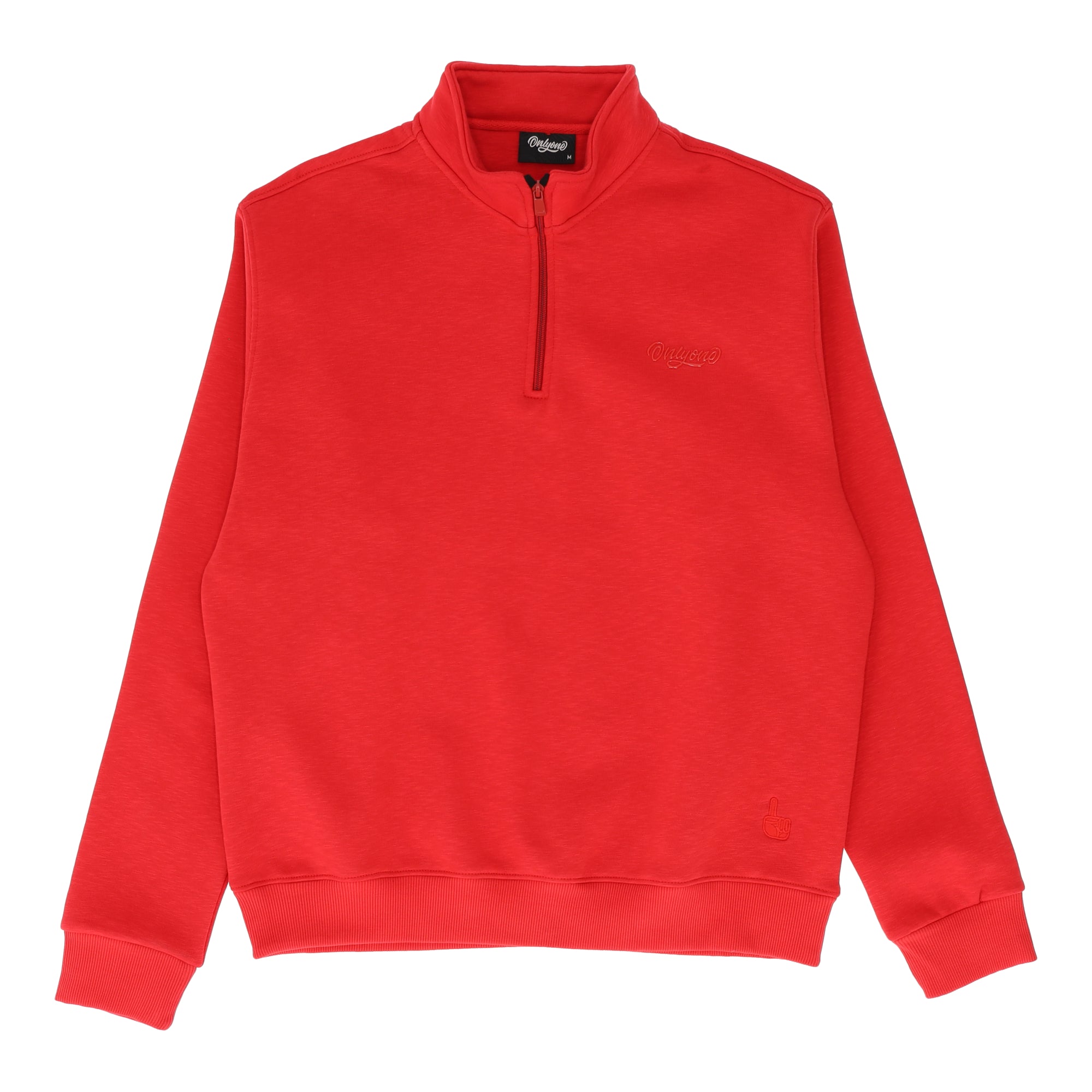 Everyday Quarter Zip Sweatshirt Red