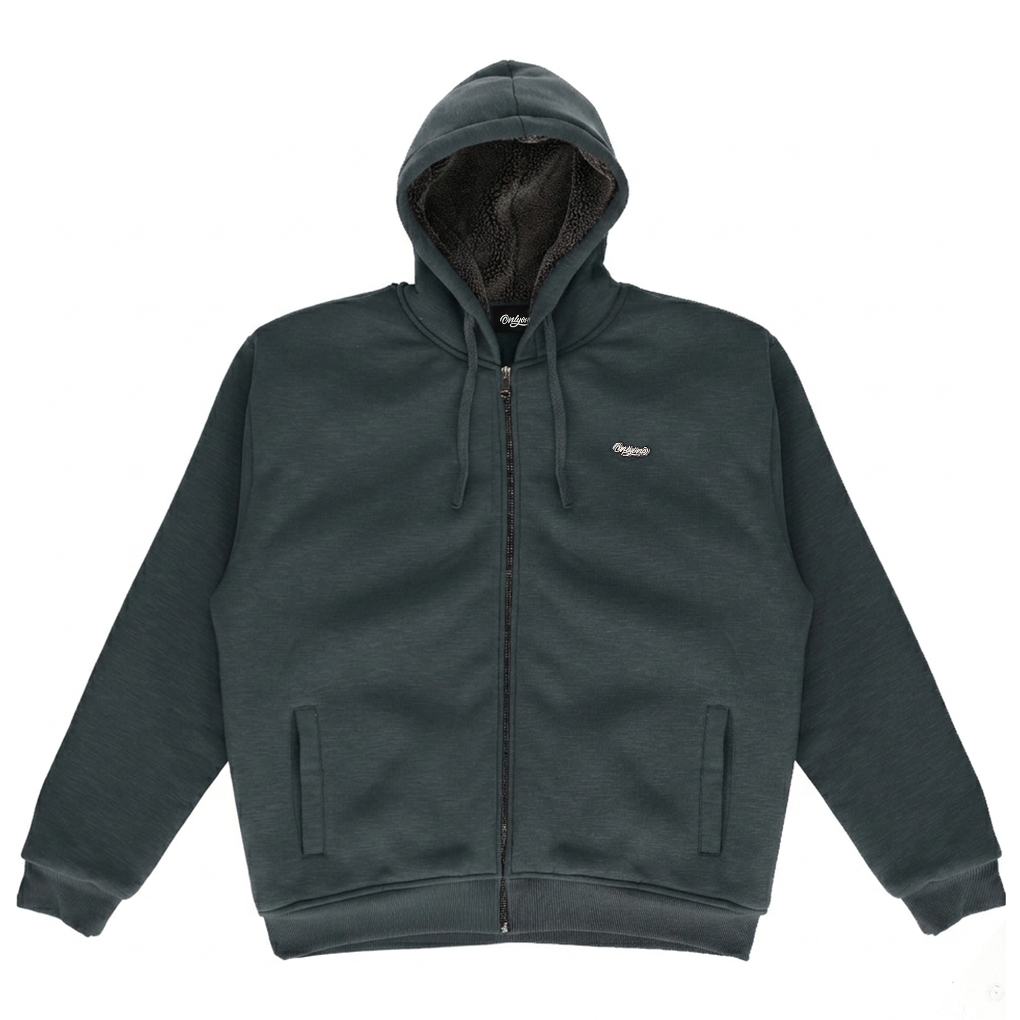 Everyday Sherpa Thermal Full Zip Hoodie Urban Chic