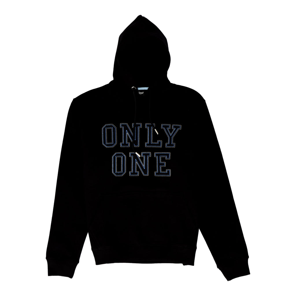 Varsity Pullover Hoodie Black