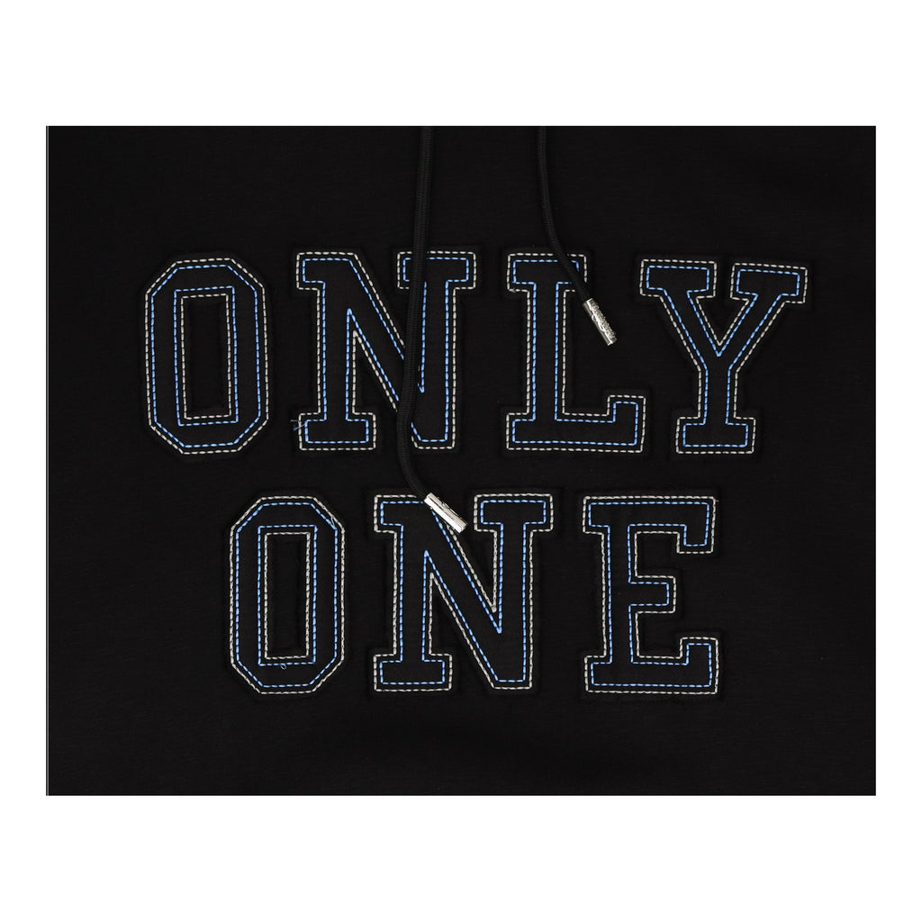 Varsity Pullover Hoodie Black