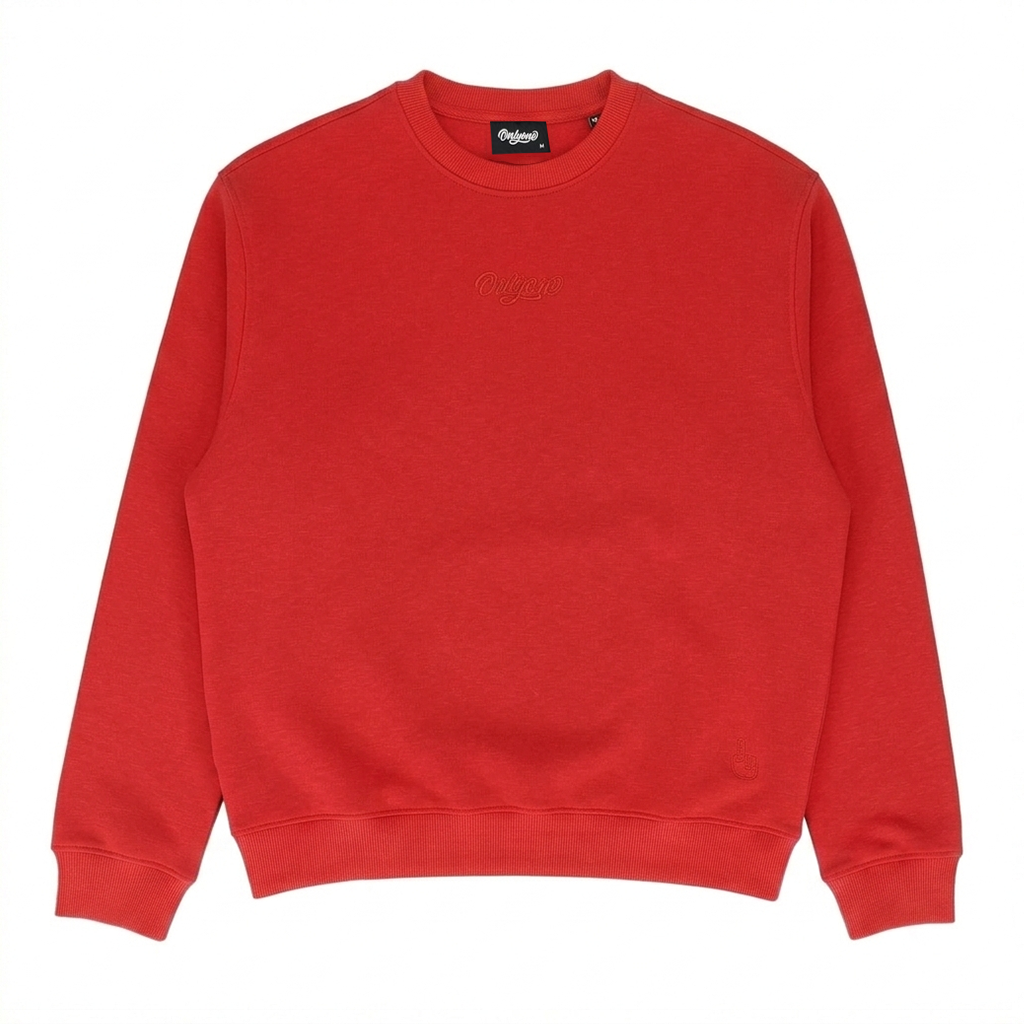 Everyday Crewneck Red