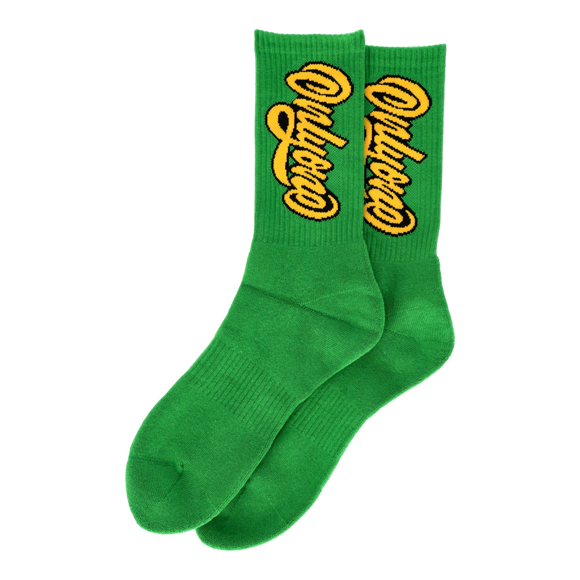Script Crew Socks Green