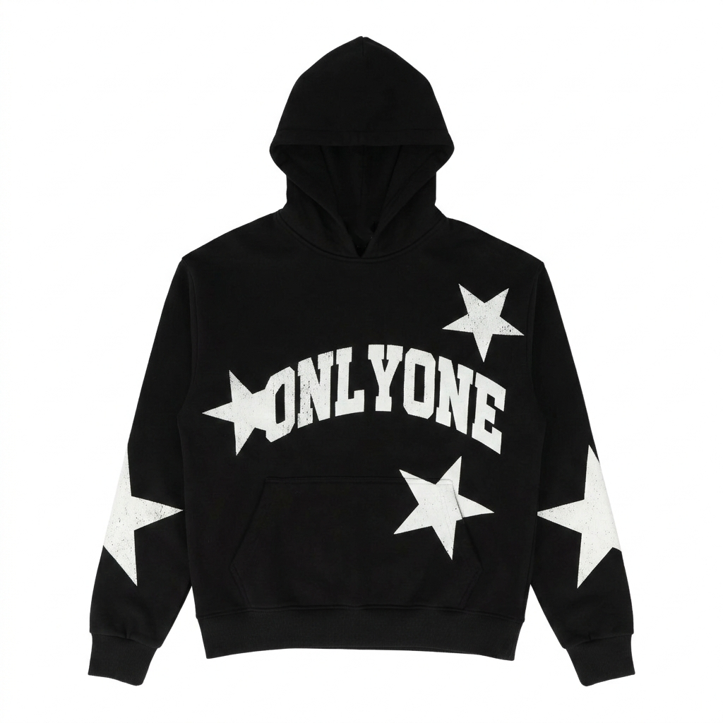 Star Sport Pullover Hoodie Black
