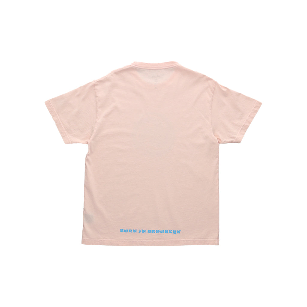 Collection of Ivy Yin Yang Swirl Logo Light Pink T-Shirt U.S.A in a gallery layout