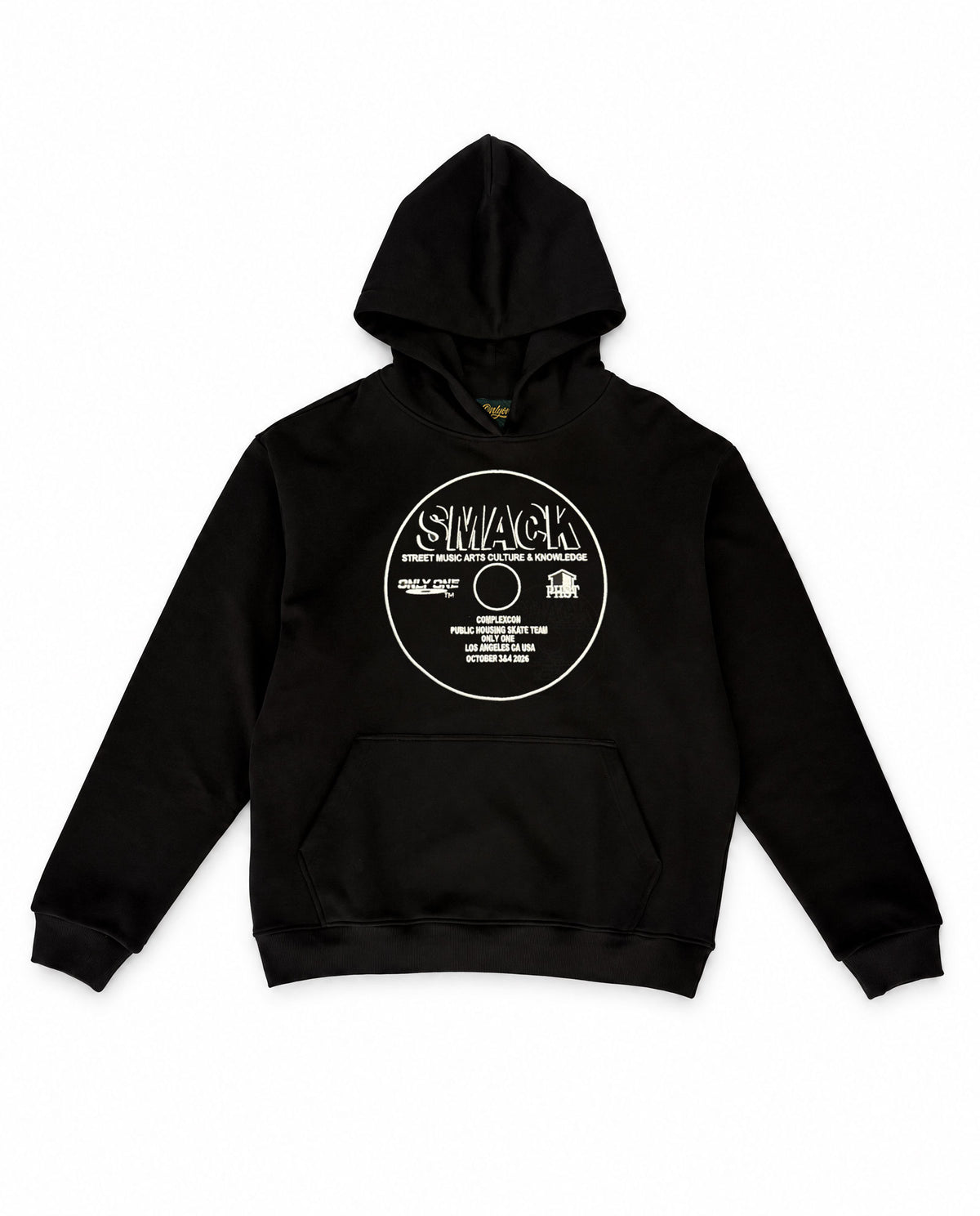 Public Housing Skate Team / Only One / SMACK DVD - Embroidered Disc Hoodie