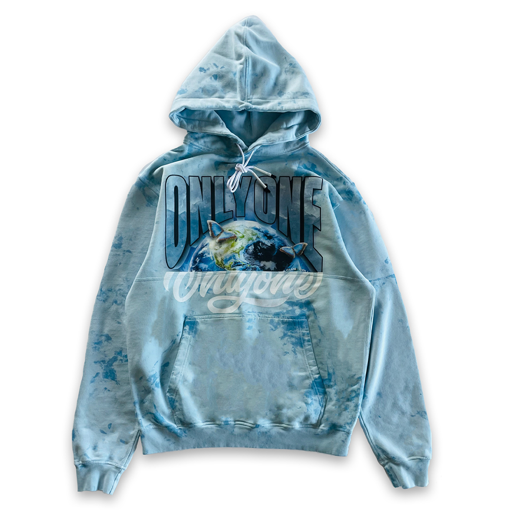 Marble Washed Pullover Hoodie