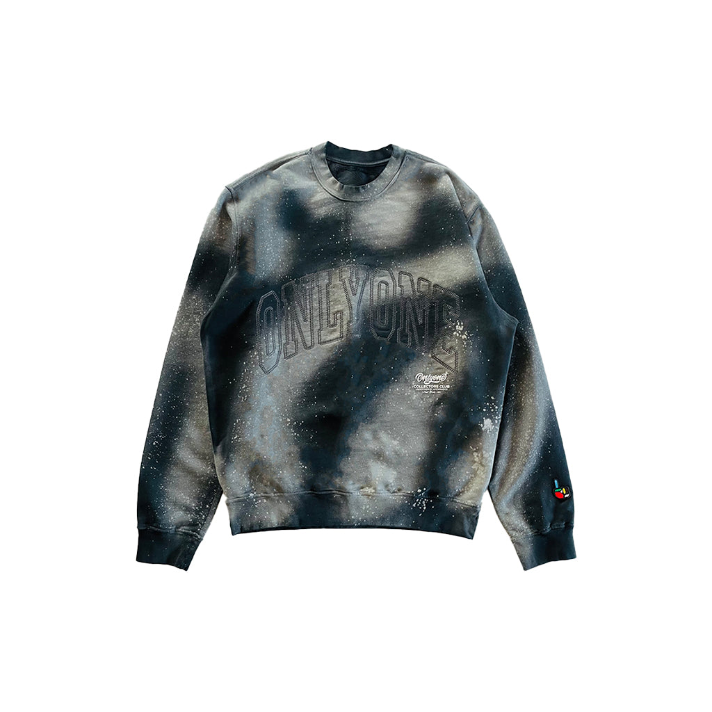 Collection of Galaxy Embroidered Crew Neck in a gallery layout