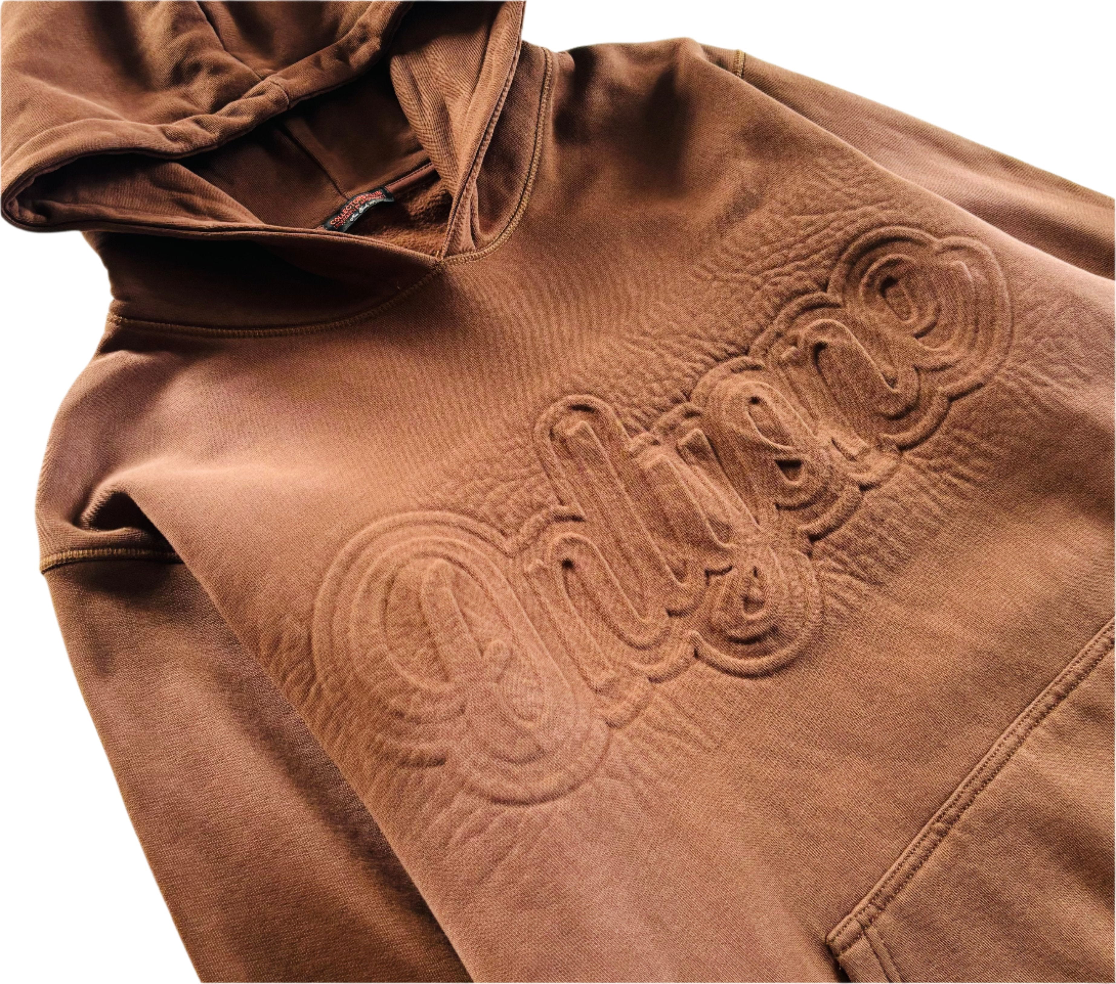 Collection of Only One Debossed Printed Pullover Hoodie in a gallery layout