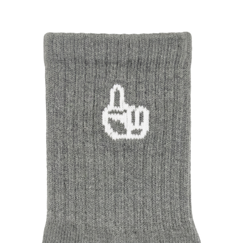 Everyday Comfort 3 Pack Crew Socks Grey