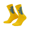 Script Crew Socks Yellow
