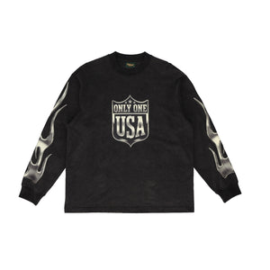 Chrome Flame Longsleeve Black