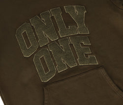 Collection of Only One Monochromatic Chenille Pullover Hoodie in a gallery layout