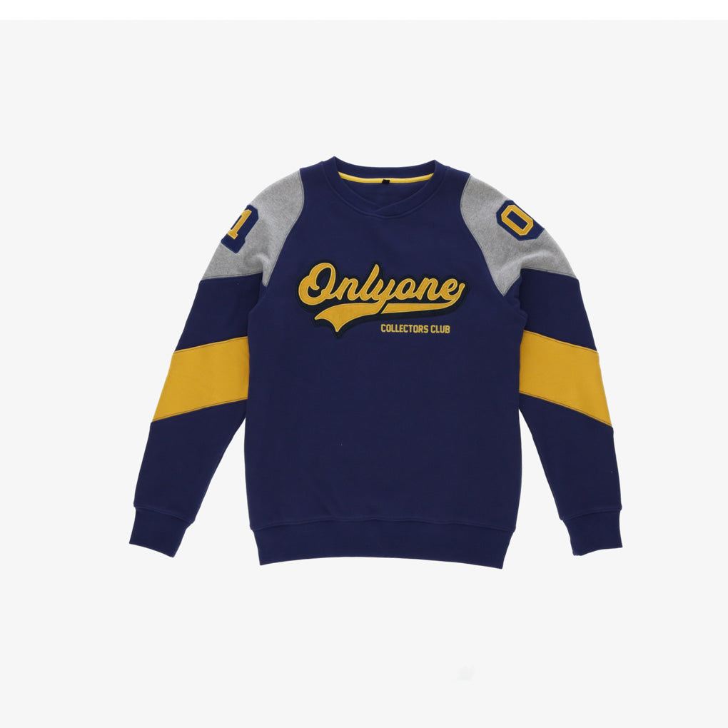 Collection of Only One Collectors Club Varsity Crewneck Sweatshirt in a gallery layout