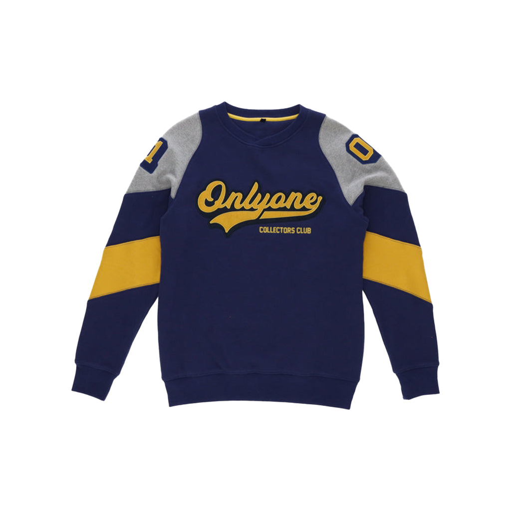 Collection of Only One Collectors Club Varsity Crewneck Sweatshirt in a gallery layout
