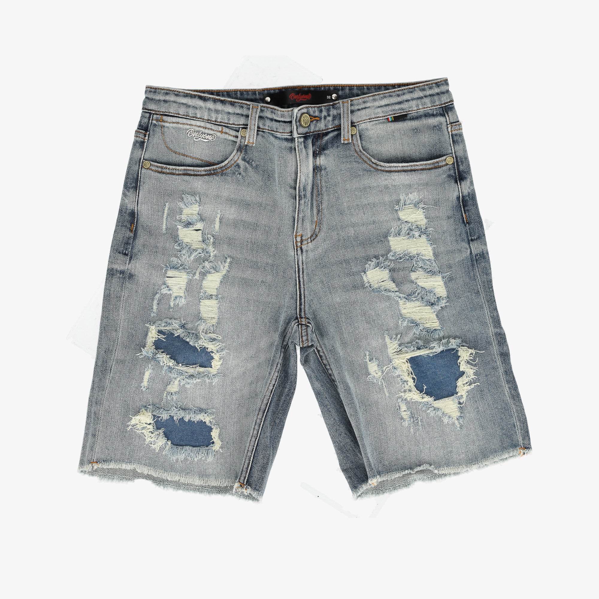 Brooklyn-Size UP Repair Blue Short