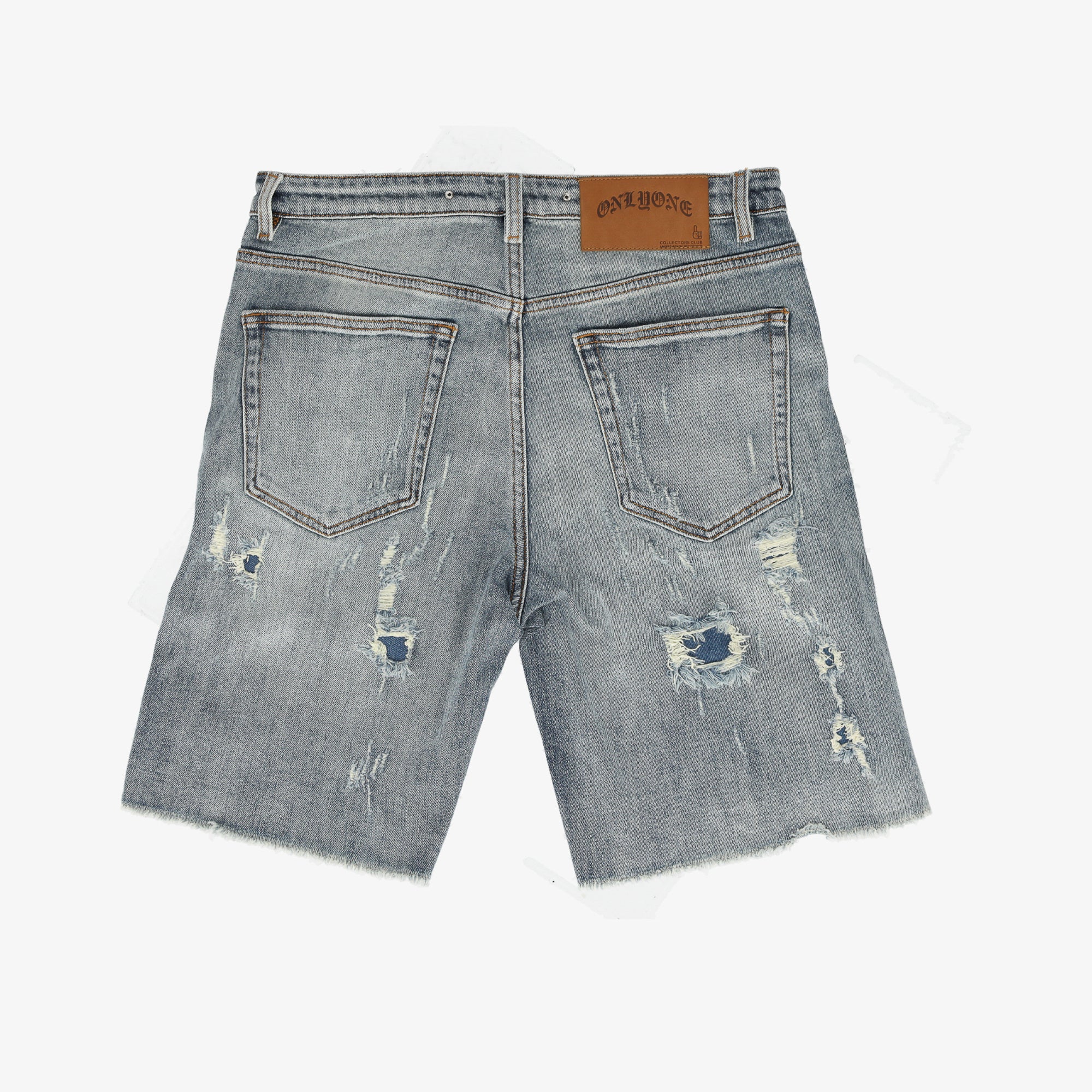 Brooklyn-Size UP Repair Blue Short