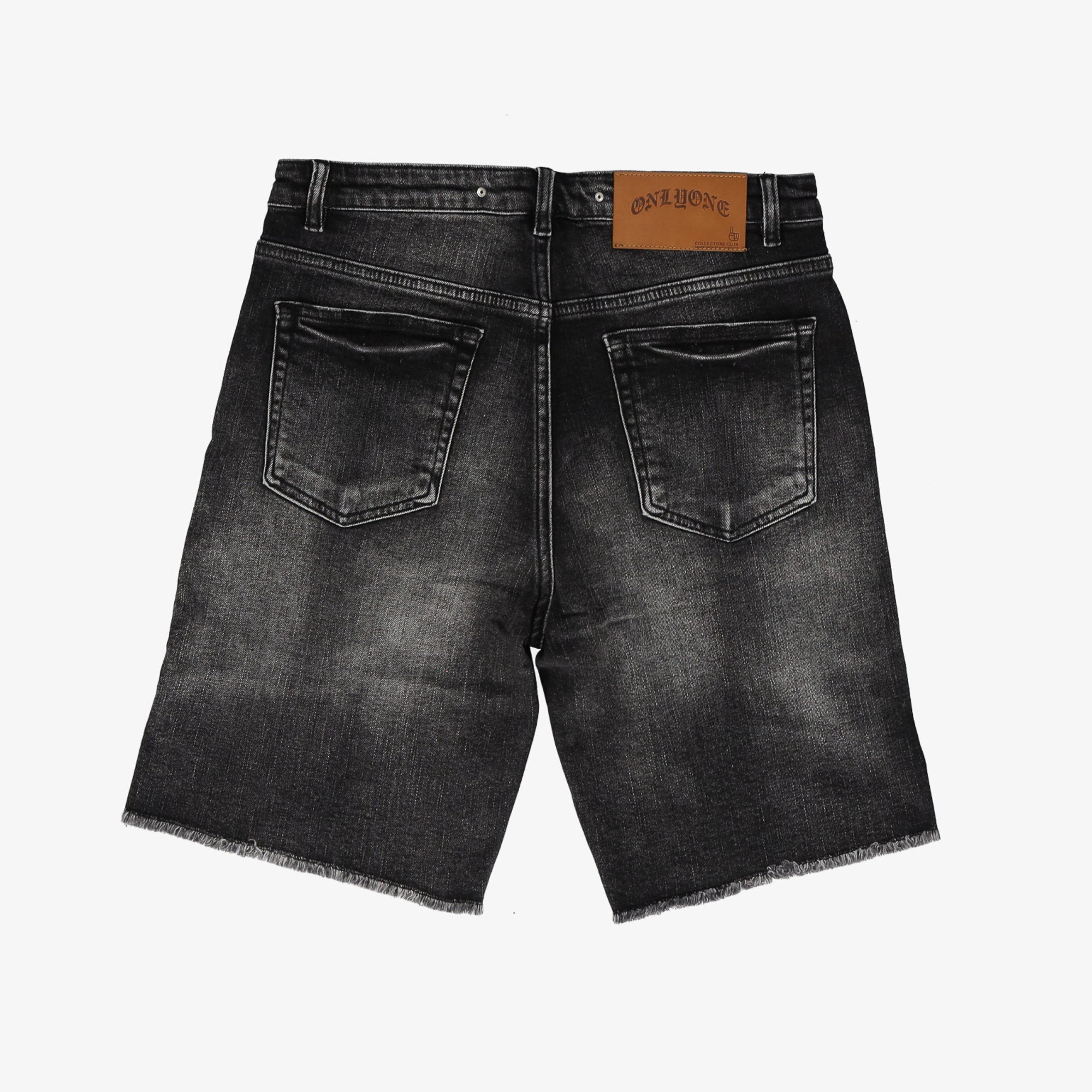 Brooklyn-Size UP Charcoal Black Denim Short