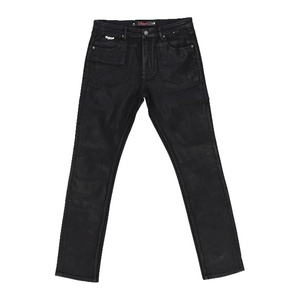 Manhattan Coated Waxed Look Denim Black