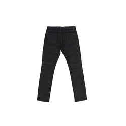 Collection of Manhattan Black Coated Waxed Look Jean in a gallery layout