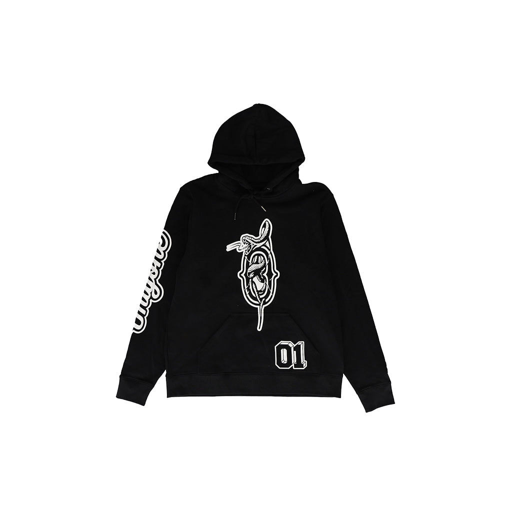 Collection of Only One Cobra O Print Pullover Hoodie in a gallery layout