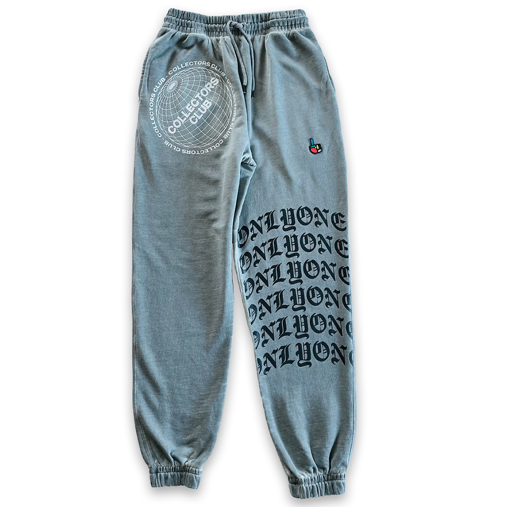 Collectors Club Globe Washed Sweatpant