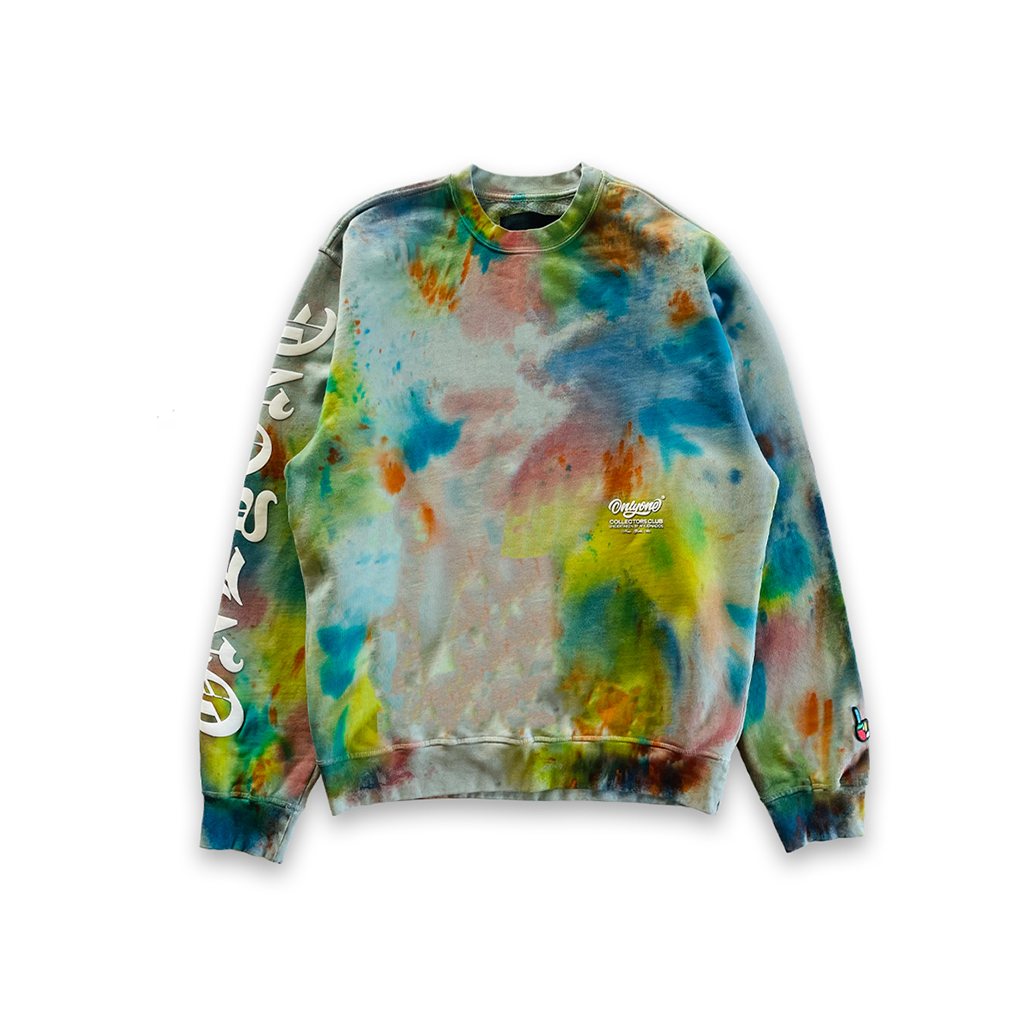 Only tie cheap dye sweatshirt