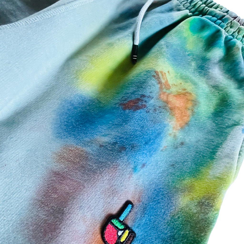 Collection of Multi Color Tie-Dye Sweatpant in a gallery layout